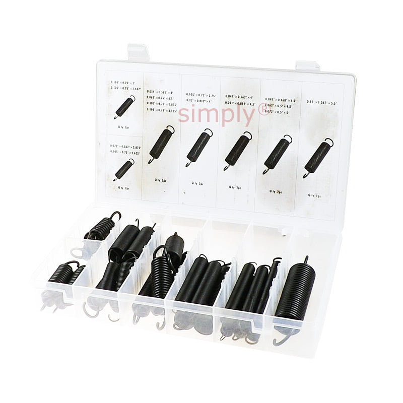 31 Piece Large Extension Spring Assorted Kit