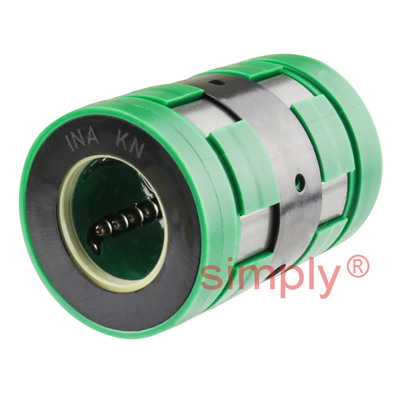 INA KN16BPP Relubricatable Open Linear Ball Bushing with Contact Seals 16x26x36mm