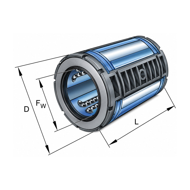 INA KS30PP Closed Self Aligning Linear Ball Bushing with Contact Seals 30x47x68mm