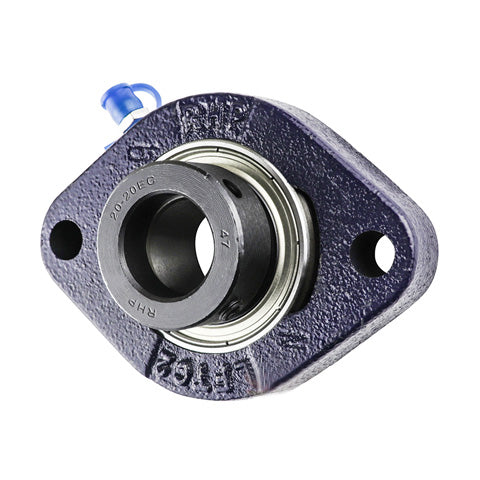 RHP LFTC1-1/4DECL Two Bolt Oval Cast Iron Flange Housing Bearing 1-1/4 inch Bore