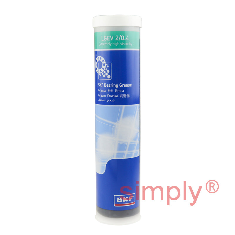 SKF LGEV2 400ml Cartridge Extremely High Viscocity Bearing Grease with Solid Lubricants 