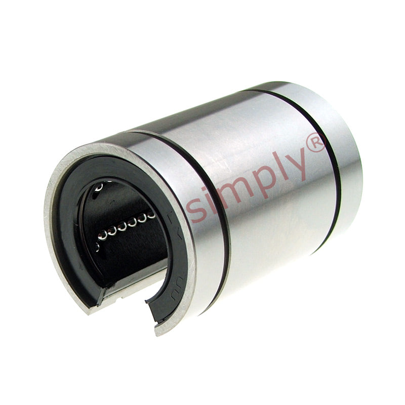 LM50UUOP Open Linear Ball Bushing with Rubber Seals 50x80x100mm