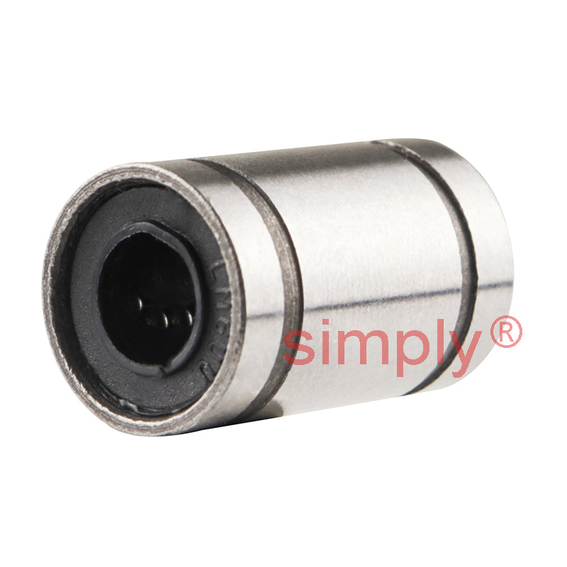 LM6UU Closed Linear Ball Bushing with Rubber Seals 6x12x19mm