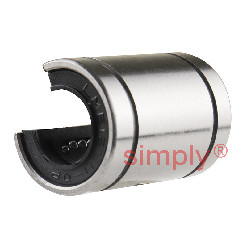 LME12UUOP Open Linear Ball Bushing with Rubber Seals 12x22x32mm