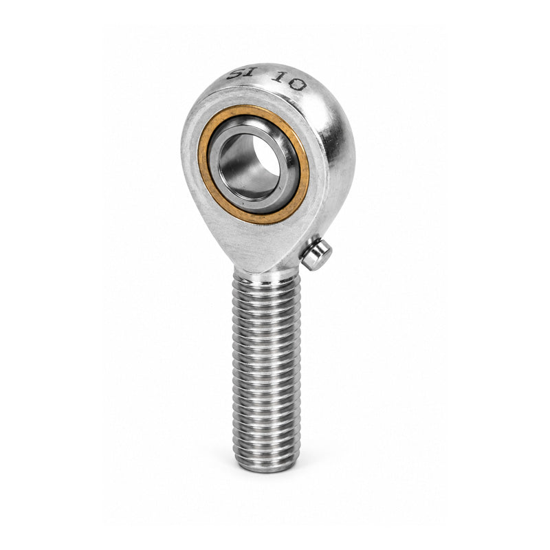 Fluro GAO10 Right Hand Zinc Plated Steel / Steel Male Plain Rod End M10 Thread
