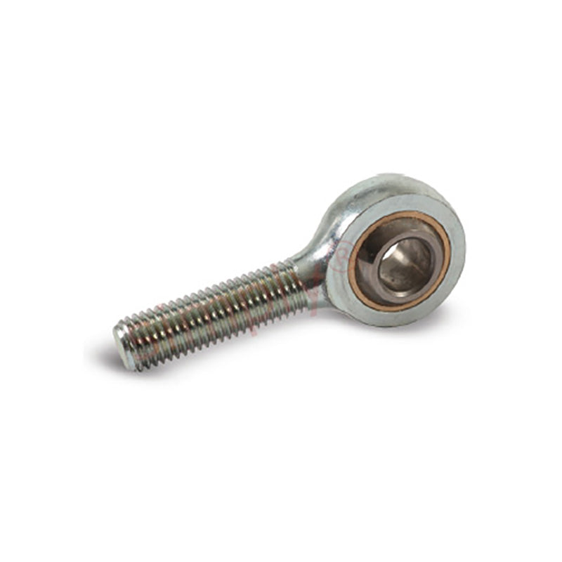 Branded MB-M10 Right Hand Metric Steel / Bronze Lined Maintenance Required Plain Male Rod End M10x1.5 Thread