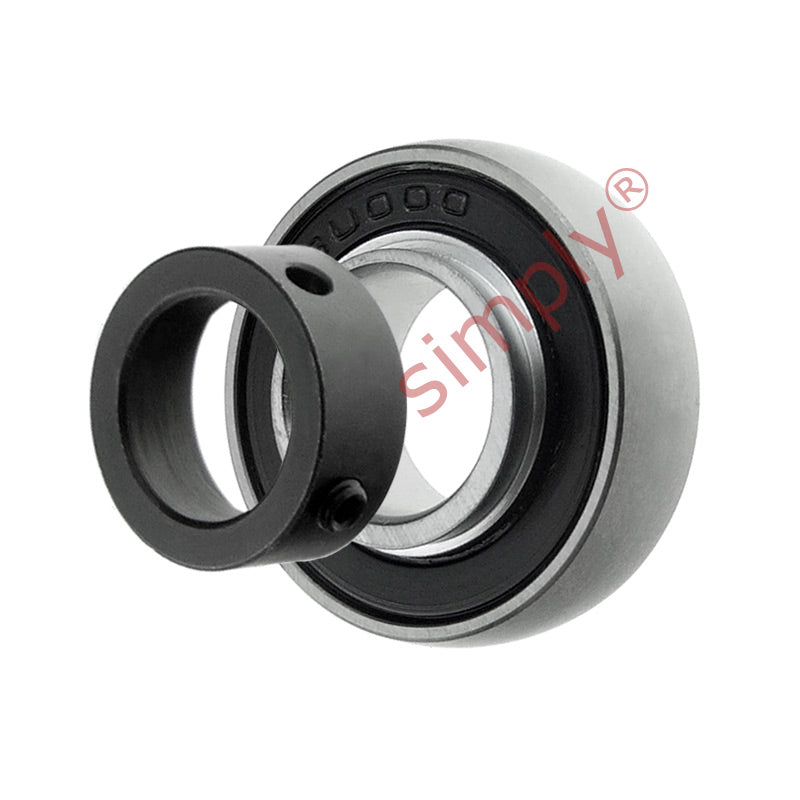 U002 Metric Eccentric Collar Type Bearing Insert with 15mm Bore 32mm Outside Dia