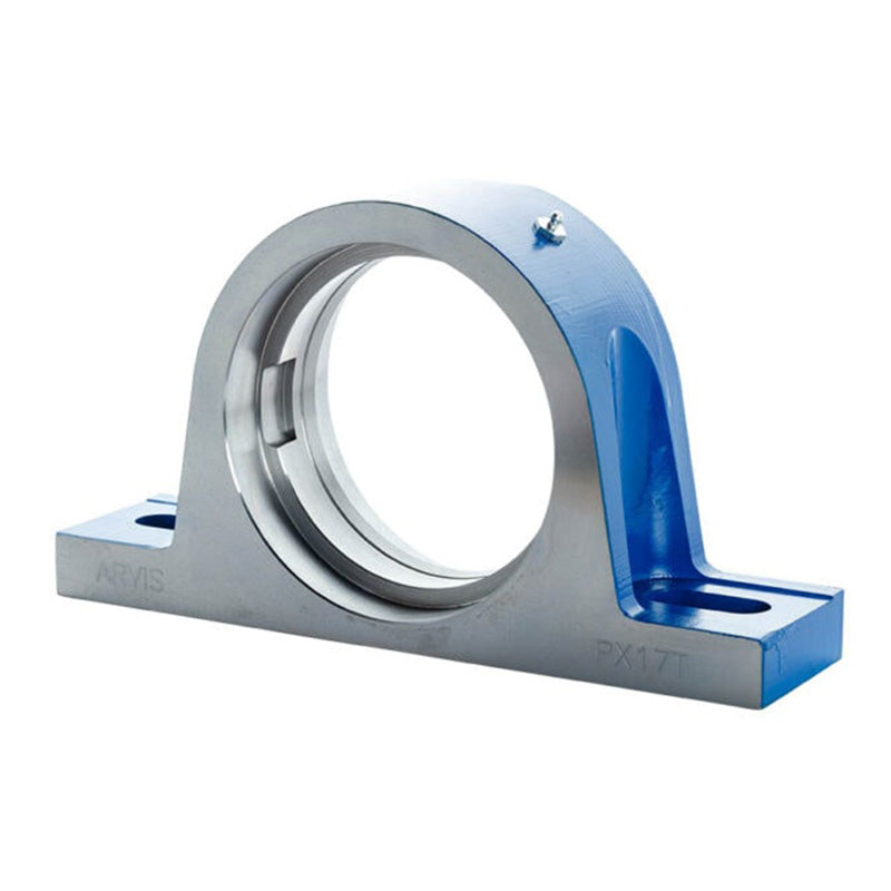 Major Brand MP10T Metric Steel Two Bolt Pillow / Plummer Block Housing for Bearing Inserts with 140mm Outer Diameter - Allow 3-4 Weeks