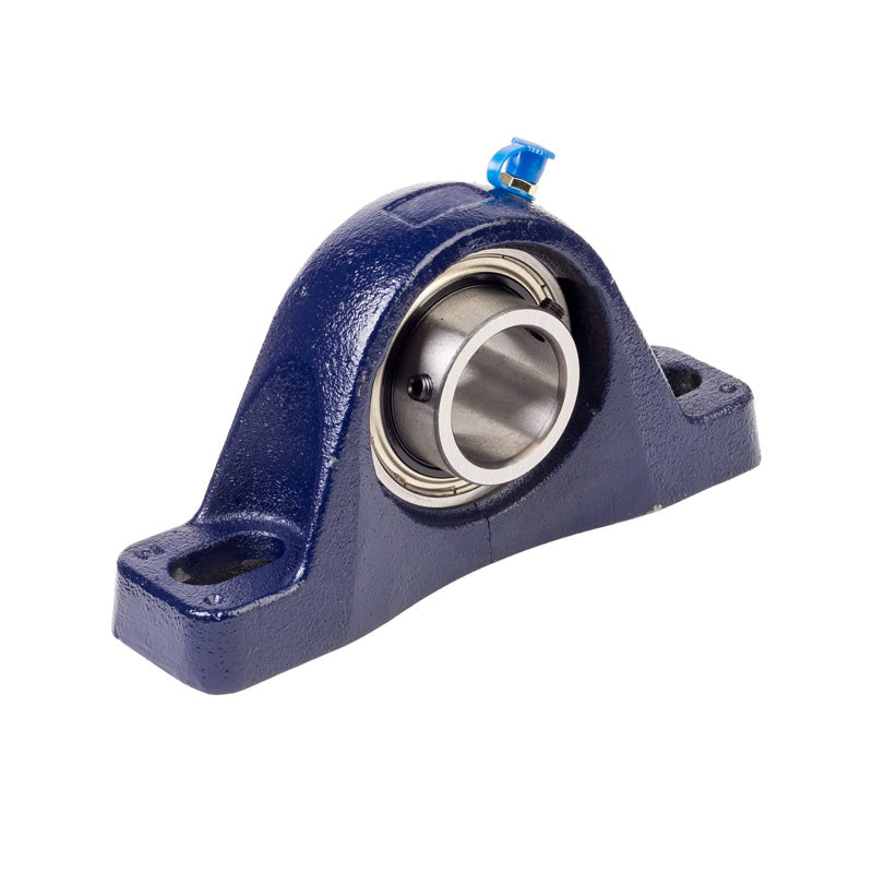 RHP MP1-3/16 Two Bolt Cast Iron Pillow Block and 1-3/16 Bore Grub Screw Insert