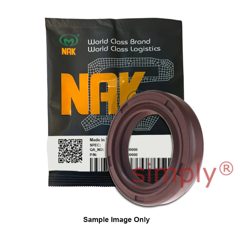 NAK 45x62x9mm FKM Rubber Single Lip Rotary Shaft Oil Seal with Stainless Spring SC