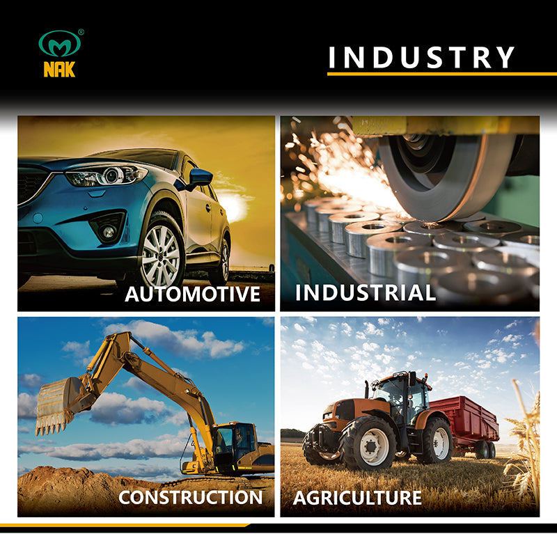 NAK 1.06x1.5x0.25 inch Nitrile Rubber Single Lip Rotary Shaft Oil Seal with Garter Spring SC