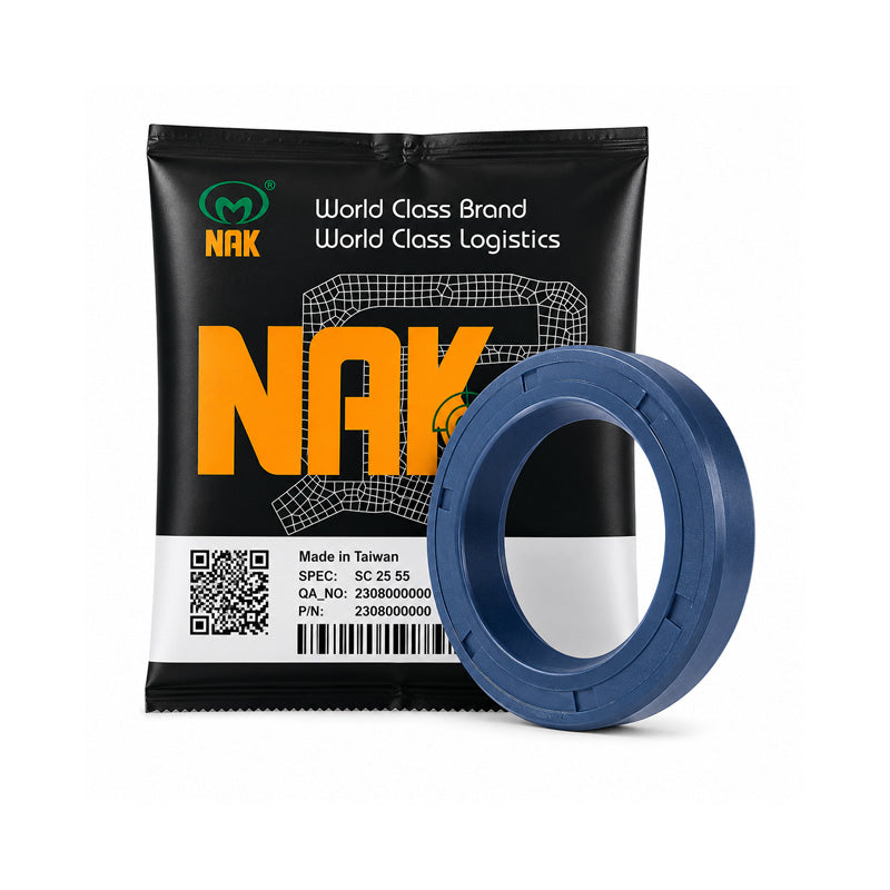 NAK 20x30x7mm Blue Corrugated Nitrile Rubber Double Lip Rotary Shaft Oil Seal with Garter Spring TG - Allow 7-10 Days