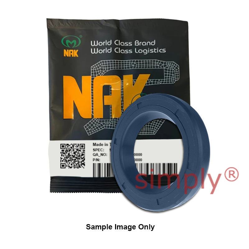NAK 85x105x7.5/8mm HIGH PRESSURE Blue Nitrile Rubber Double Lip Rotary Shaft Oil Seal with Extra Internal Sealing Profile with Garter Spring TCN1