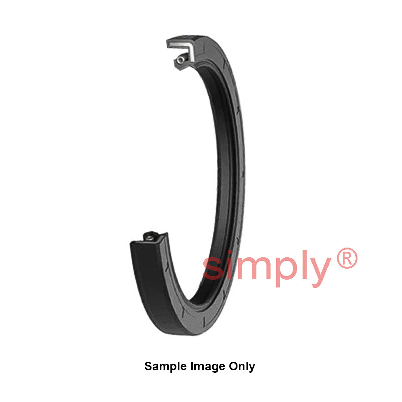 NAK 1.438x2.25x0.375 inch Nitrile Rubber Double Lip Rotary Shaft Oil Seal with Garter Spring TC