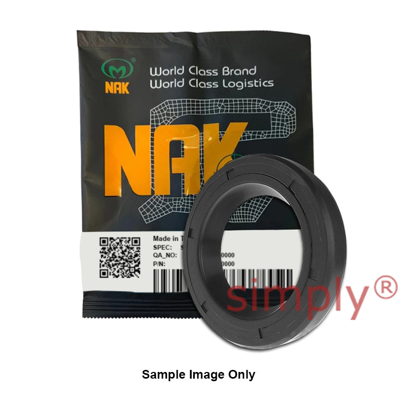 NAK 13x26x4mm Nitrile Rubber Single Lip Rotary Shaft Oil Seal VC