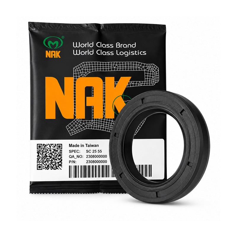 NAK 0.5x0.68x0.1 inch Nitrile Rubber Single Lip Rotary Shaft Oil Seal VC - Allow 7-10 Days