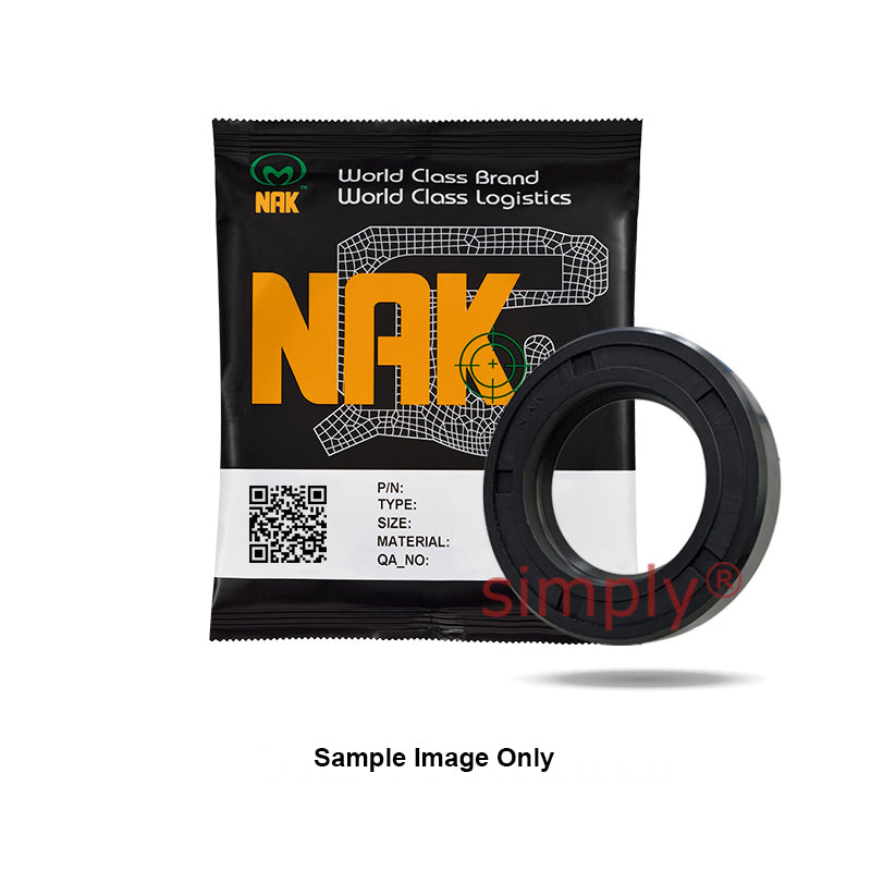 NAK 53x80x10mm Nitrile Rubber Single Lip Rotary Shaft Oil Seal with Garter Spring SC