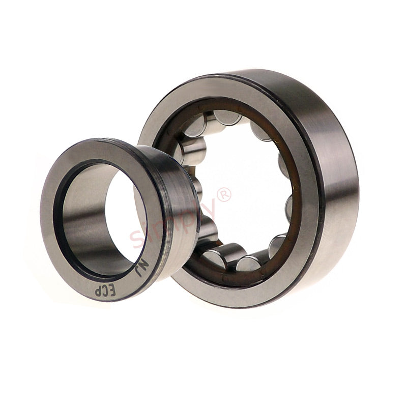 NJ2213ETVPC3 Single Row Cylindrical Roller Bearing Extra Load Polyamide Cage 65x120x31mm