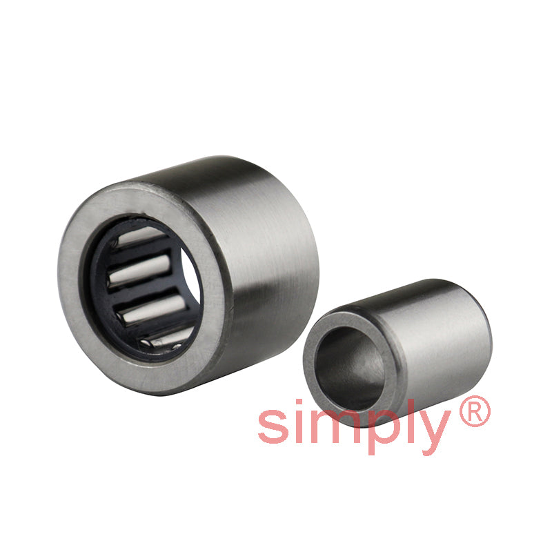 NKI6/12 Budget Needle Roller Bearing / Shaft Sleeve 6x16x12mm