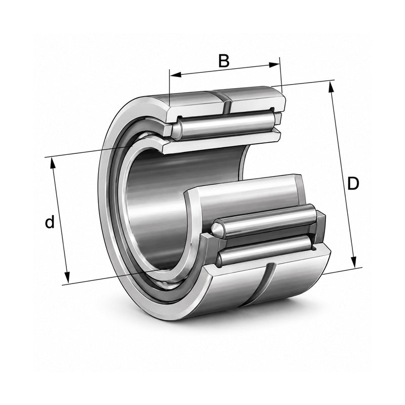 INA NKI15/16 Machined Needle Roller Bearing 15x27x16mm - Allow 1-2 Days - Contact Us For Faster Delivery