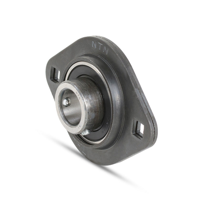NTN M-ASPFL202 Oval 2 Bolt Pressed Steel Bearing Housing with 15mm Insert - Allow 2-3 Days