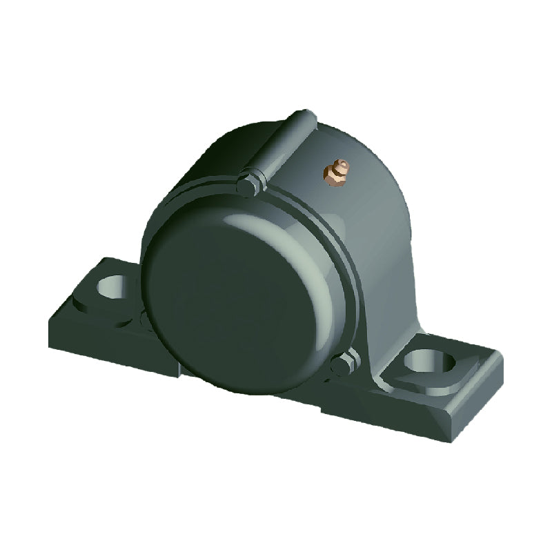 NTN CM-UCP307-105D1 Imperial Cast Iron Two Bolt Pillow / Plummer Block Housing with 1-5/16 inch Bore Insert with Cast Iron Cover - Closed Version - Allow 2-3 Days
