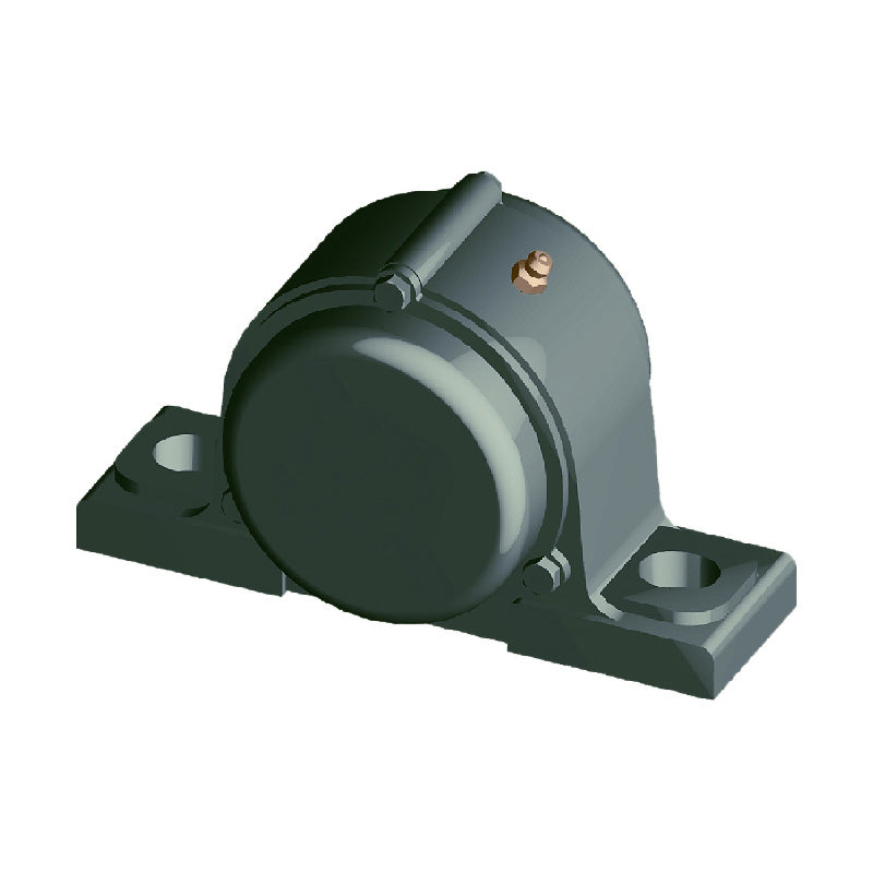 NTN CM-UKP206SD1/HS2306 Imperial Cast Iron Two Bolt Pillow / Plummer Block Housing with Cast Iron Cover - Closed Version - Insert and Adaptor Sleeve Fits 7/8 inch Shaft - Allow 2-3 Days