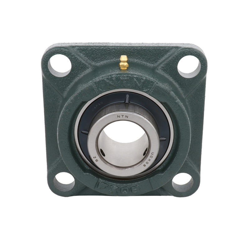 NTN UCFX09-111D1 Imperial Four Bolt Square Cast Iron Flange Housing with 1-11/16 inch Bore Insert - Allow 2-3 Days