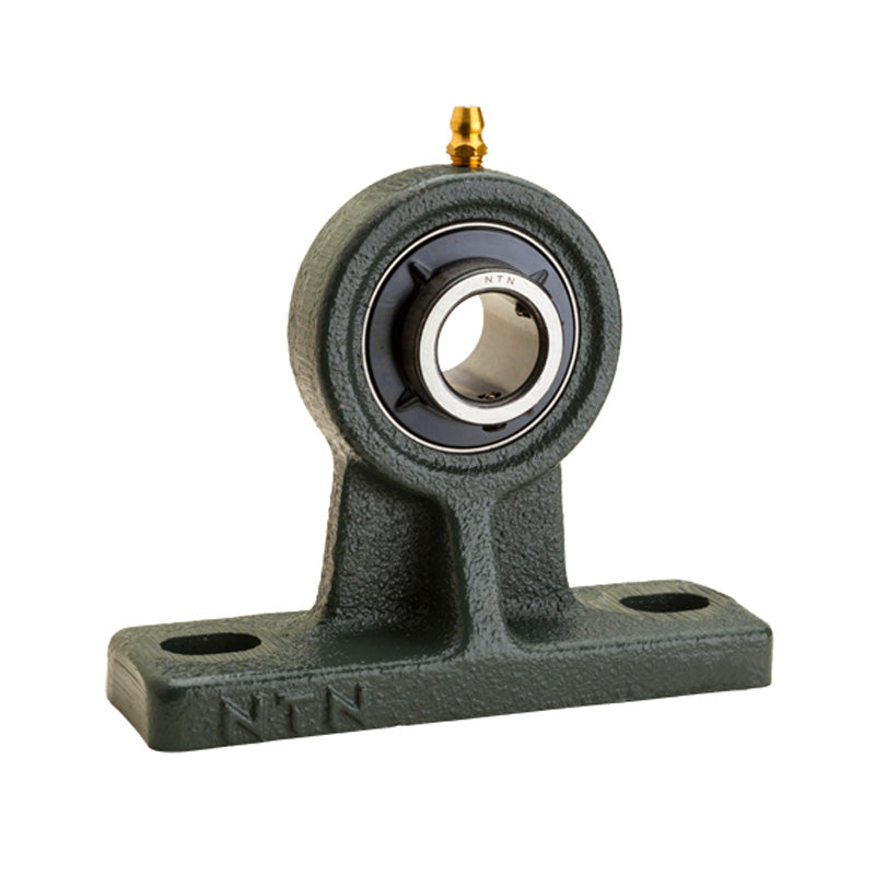 NTN M-UCHP210-113D1 Imperial Cast Iron High Centre Height Two Bolt Pillow / Plummer Block Housing with 1-13/16 inch Bore Insert - Allow 2-3 Days