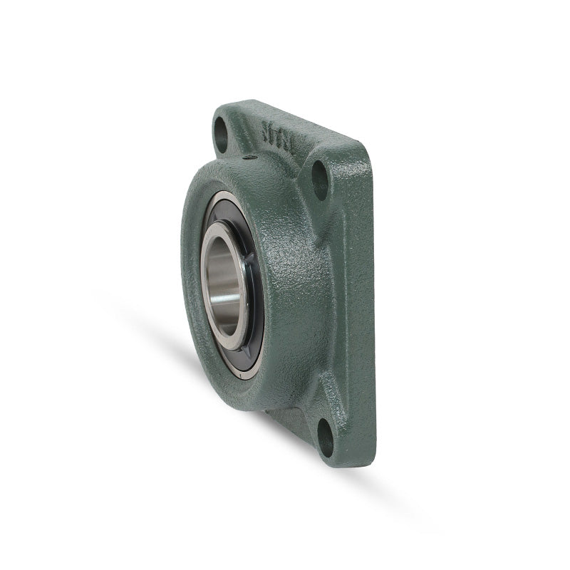 NTN UKFS313D1/HS2313X Imperial Four Bolt Square Cast Iron Housing Insert and Adaptor Sleeve Fits 2-3/8 inch Shaft - Allow 2-3 Days