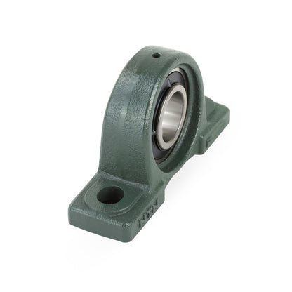 NTN UKPX18D1/H2318X Metric Cast Iron Two Bolt Pillow / Plummer Block Housing Insert and Adaptor Sleeve Fits 80mm Shaft - Allow 2-3 Days