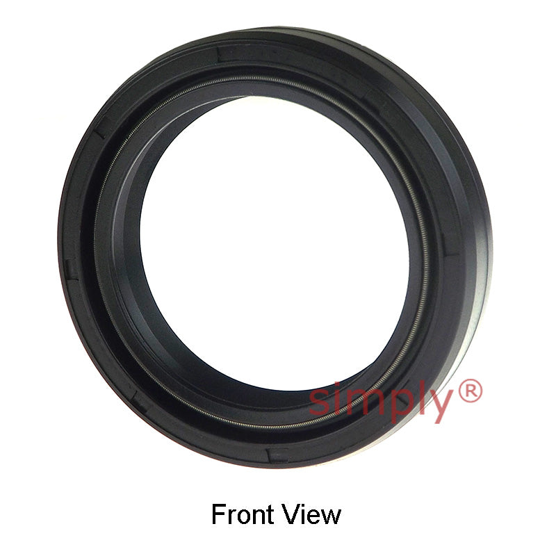 27x37x10.5DC4SS Metric Fork and Damper Nitrile Rubber Oil Seal with 2 Opposite Facing Individually Sprung Sealing Lips and Raised Outer Sealing Band on Outside Diameter