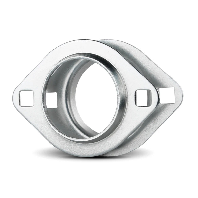 SSPFL-7 Pressed Stainless Steel 2 Bolt Oval Bearing Housing for SA and SB 207 Inserts