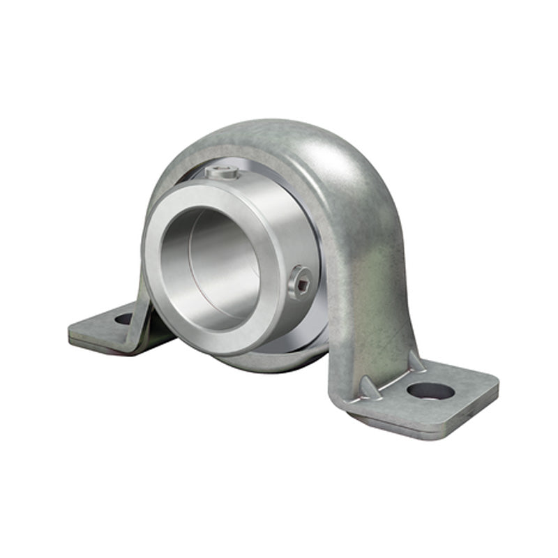 SKF P80R35FM Pressed Steel Plummer Block with Grub Screw Insert 35mm Bore