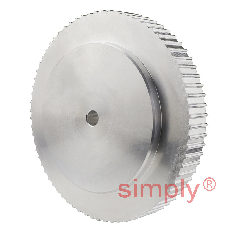 Aluminium Pilot Bore AT5 Timing Pulley 5mm Pitch 72 Tooth for 10mm Wide Belts