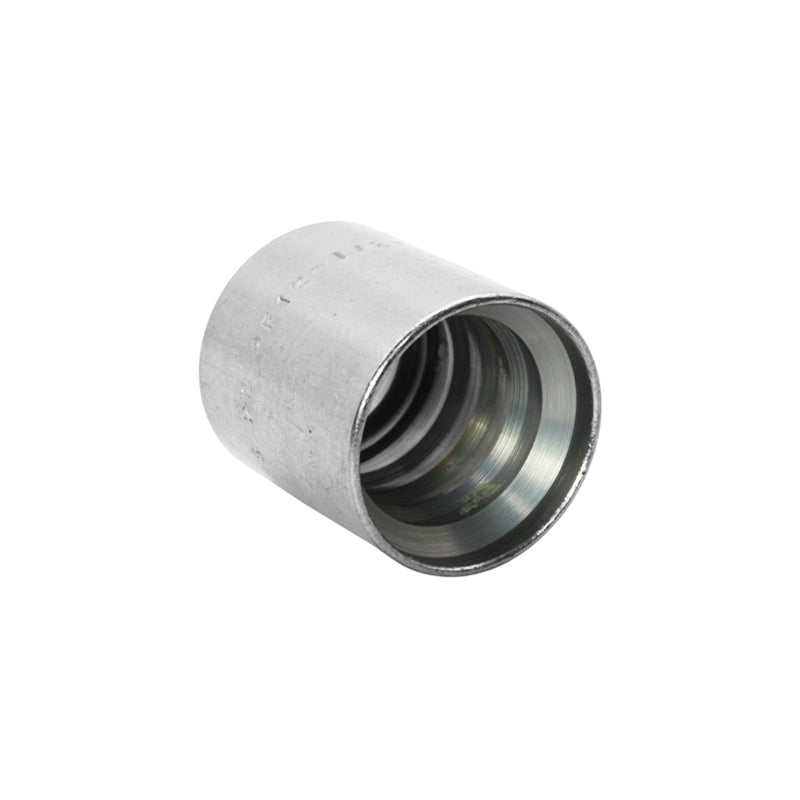 FLEXEQUIP/VOSS PF12 R2A/4SP Zinc Nickel Plated Ferrule Fitting with Skive for Hoses 3/4 inch SAE - Allow 2-3 Days
