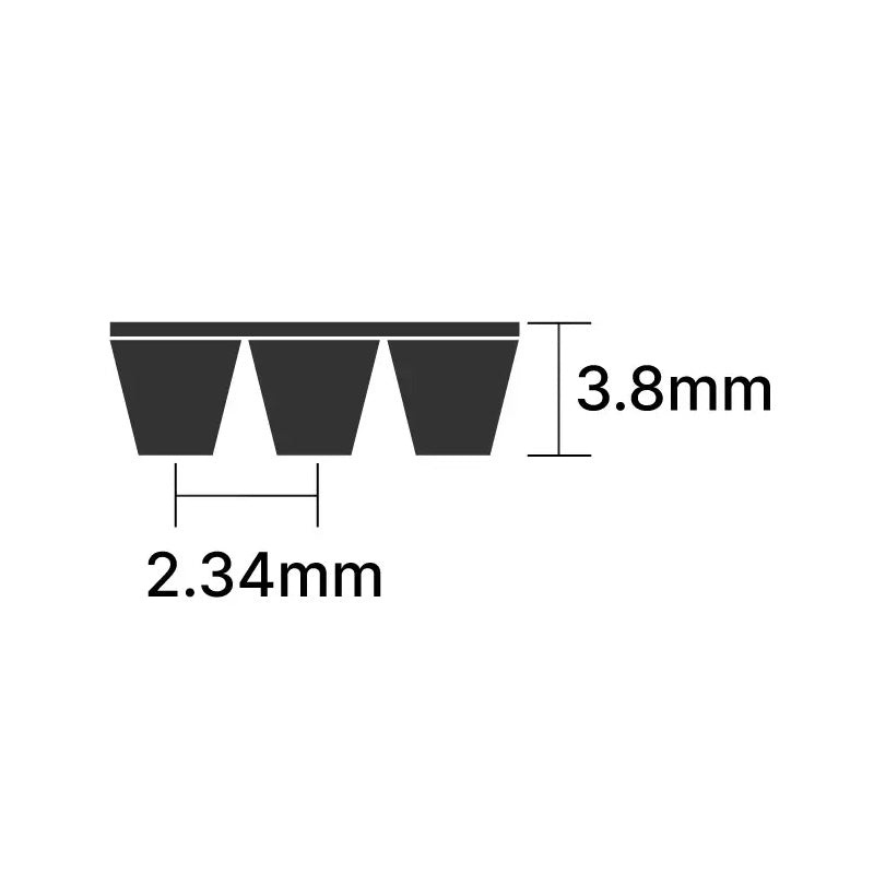 1326PJ/530J Pix Poly V Multiple Ribbed Belt 1326mm/52.2 inch Length with 12 Ribs Allow 2-3 Days