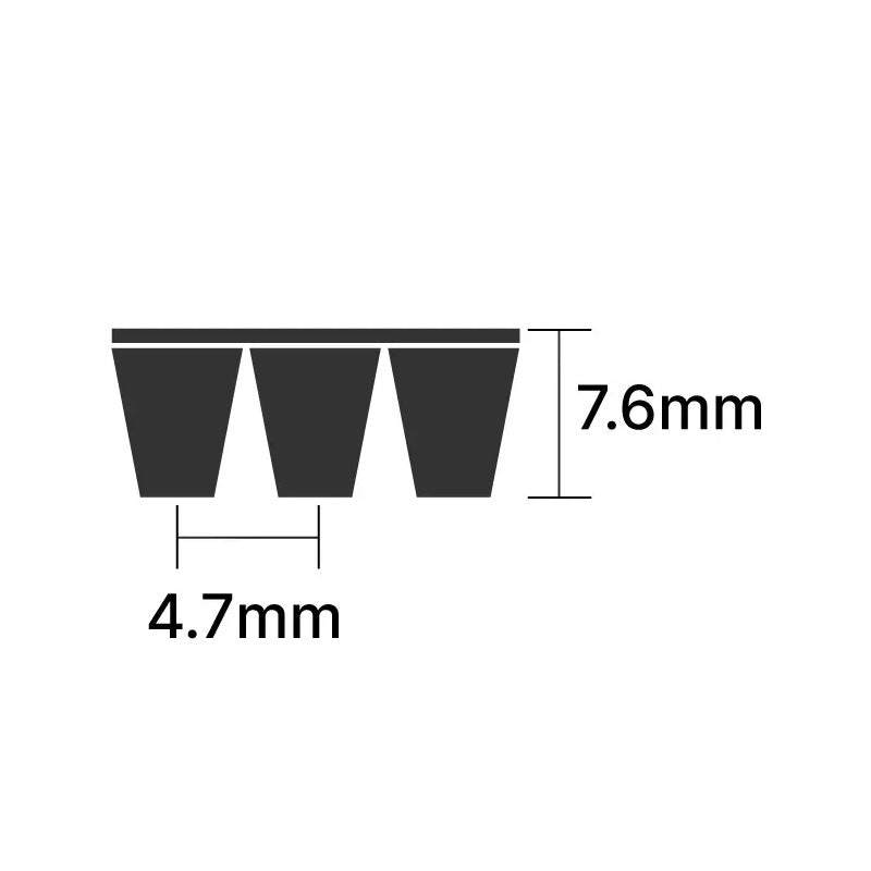 4191PL/1650L Pix Poly V Multiple Ribbed Belt 4191mm/165 inch Length with 28 Ribs Allow 2-3 Days
