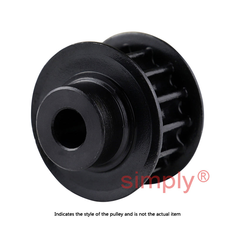 PC14M-36S-90 - 14mm Pitch 36 Tooth Polychain and Synchrochain Steel Pilot Bore Timing Belt Pulley for 90mm Wide Belts