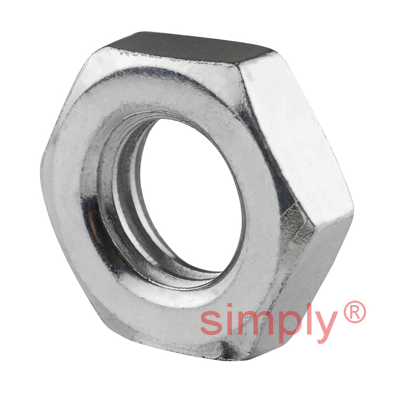 Budget M8x1.25 Left Hand Locknut for POS8L Rod Ends