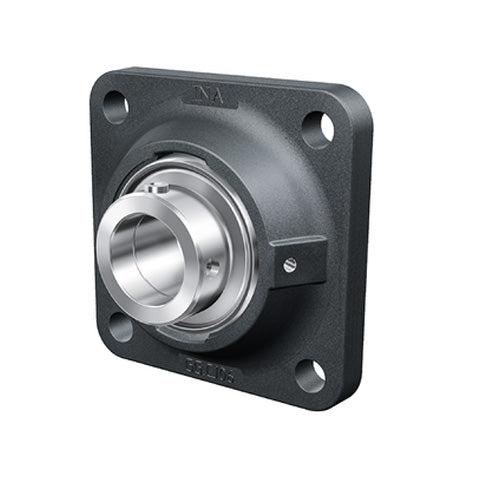 INA RCJY35-TV-VA Four Bolt Plastic Square Housing with Grub Screw Insert Corrosion-Resistant Design 35mm Bore
