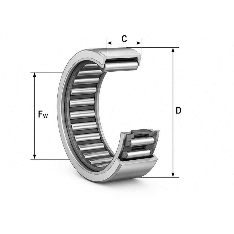 INA RNAO35-47-18 Machined Needle Roller Bearing 35x47x18mm - Allow 1-2 Days - Contact Us For Faster Delivery