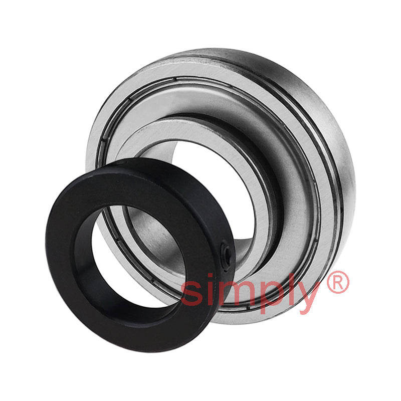 SA205 Metric Bearing Insert with Locking Collar 25mm Bore 52mm Outside Dia