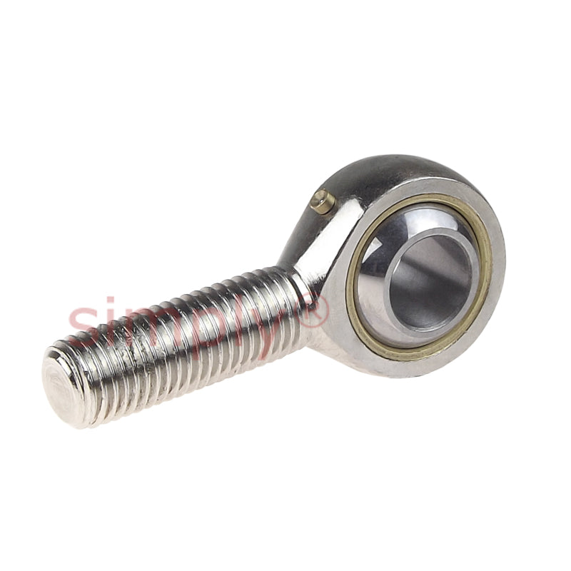 Codex SAKAC14M Right Hand Steel / Bronze Lined Plain Male Rod End M14 Thread