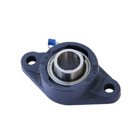 RHP SFT1-1/8 Two Bolt Oval Cast Iron Flange Housing 1-1/8 inch Bore Insert