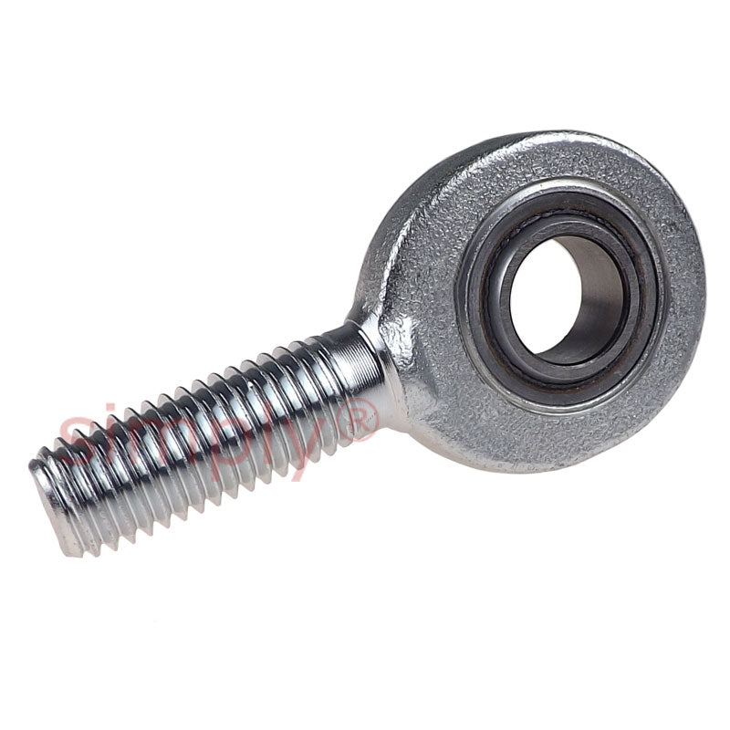 SKF SAL6C Left Hand Steel / PTFE Sintered Bronze Lined Plain Male Rod End M6 Thread