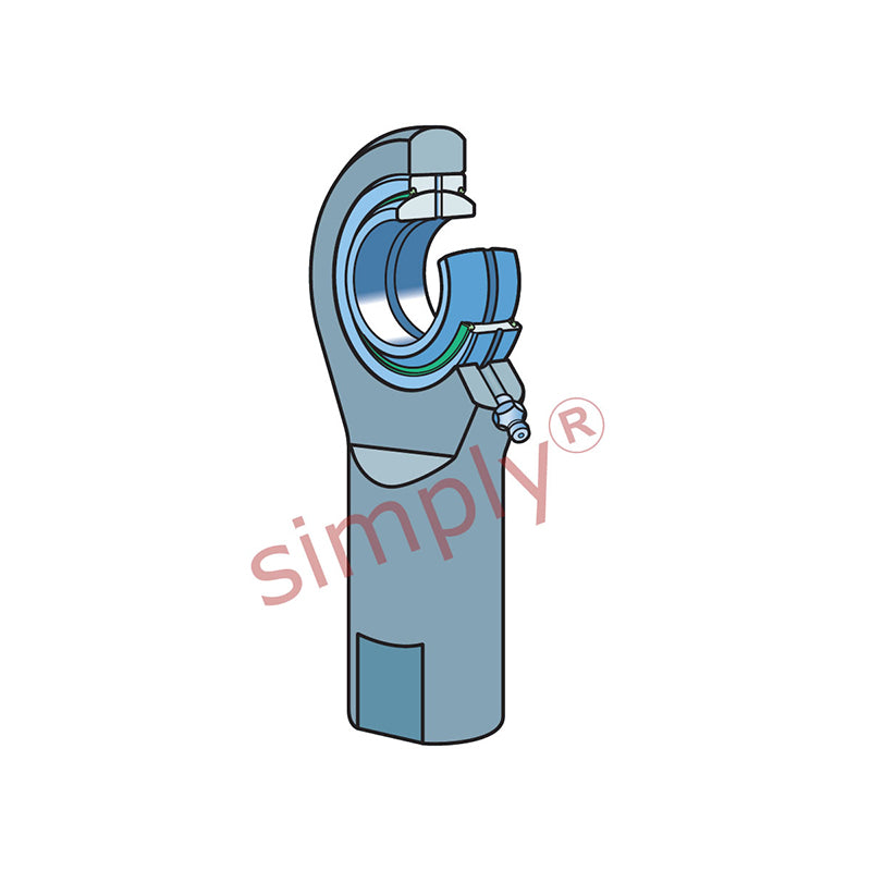 SKF SIA40ES2RS Right Hand Steel / Steel Plain Female Rod End M39x3 Thread