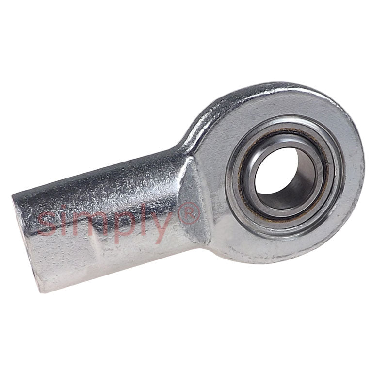 SKF SIL17C Left Hand Steel / PTFE Sintered Bronze Lined Plain Female Rod End M16 Thread