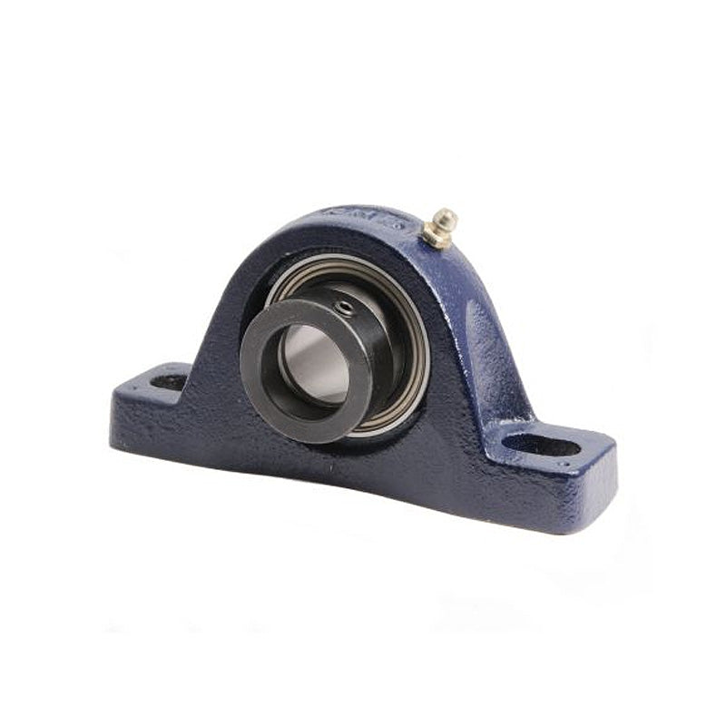 RHP SL1-1/4ECR Two Bolt Cast Iron Pillow Block and 1-1/4 Bore Eccentic Collar Flat Back Insert