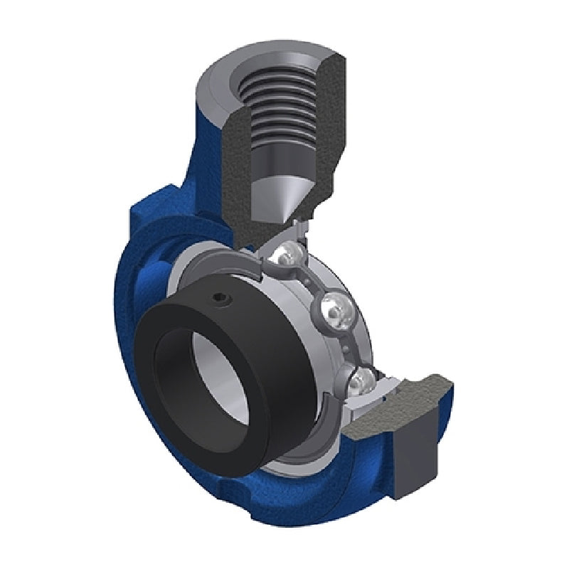 SNR ESEHE206 Metric Cast Iron Hanger Bearing Unit with Eccentric Collar Insert 30mm Bore